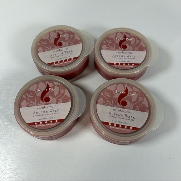 scent pod Other - Gold Canyon Scent Pods Wax Melts Home Fragrance Autumn Walk Lot Of 4